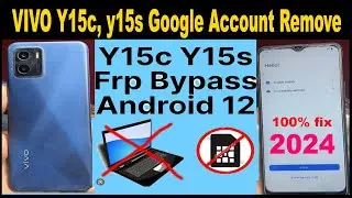 Vivo Y15s (V2120) FRP Bypass WITHOUT PC (2024 Method) Vivo Y15 frp bypass 2024 Vivo hard reset 2024