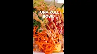 Make this SPICY TUNA ROLL BOWL! #shorts