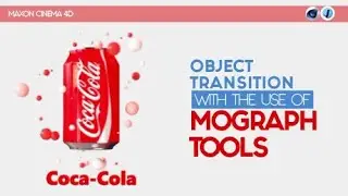 Cinema 4D: How to Create an Object Transition Using Mograph Tools