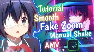 Tutorial Smooth Fake Zoom & Manual Shake AMV || Alight Motion