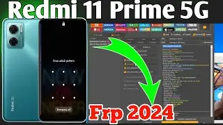 Redmi 11 Prime 5g Unlock After Factory Reset || Redmi 11 Prime Frp Unlock By UnlockTool