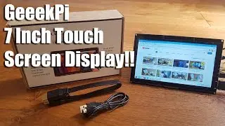 GeeekPi 7 Inch 1024x600 Touch Screen Display for Raspberry Pi/Windows 10/MacBook Pro