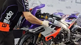 Aprilia RSV4 XTRENTA Unboxing • Prepping • Specs ☆ USA