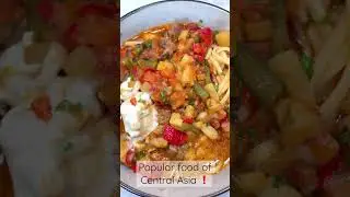 Popular Uzbek Dish Recipe #cooking #dinner #easy #uzbek #food #shorts #video #noodles #soup #asia