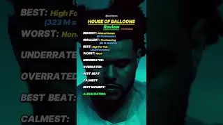 The Weeknd House of Balloons Review! #theweeknd #rnb #review #trilogy
