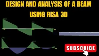 HOW TO ANALYSE AND DESIGN A BEAM USING RISA 3D