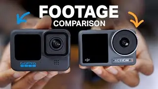 DJI Osmo Action 3 & GoPro HERO 11 Black Footage Comparisons