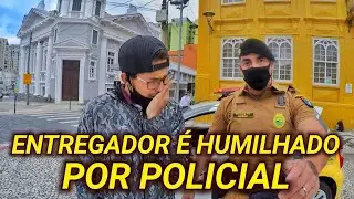 POLICIAL ABORDA ENTREGADOR DE FAST FOOD E TEM UMA GRANDE SURPRESA