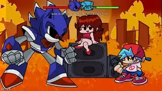 FNF vs MECHA SONIC FINAL ROUND - WAR (FNF Mods)