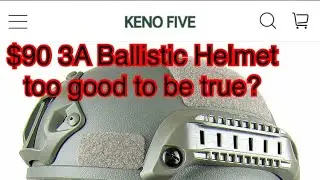 Product Review: $90.00 NIJ Level IIIA ballistic helmet.  Really? 2020-12-05