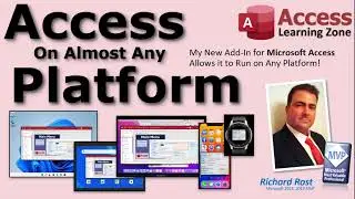 New Add-In for Microsoft Access to Run on Most Platforms: Windows, MacOS, Android, iOS, Linux, More!