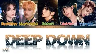 TXT (투모로우바이투게더) - Deep Down Lyrics [Color Coded Han/Rom/Eng]