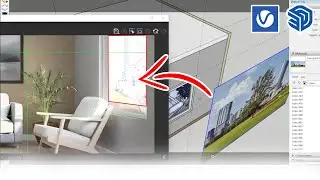 Adding A Background To Your Windows In VRAY For Sketchup