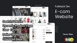 Fullstack Demo - How to make an e-commerce website with HTML, CSS and JS