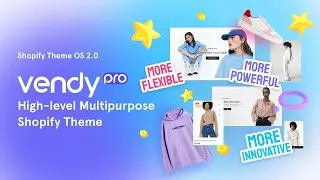 Vendy Pro - GenX Multipurpose Shopify Theme (OS 2.0)