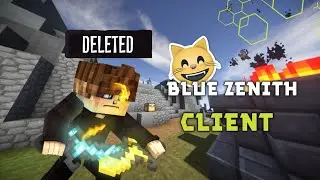 BLUE ZENITH | Лучший чит для сервера "blocksmc" 🔥 | DISABLER |FLY,KILLAURA,INVMANAGER, AIR JUMP ⚡