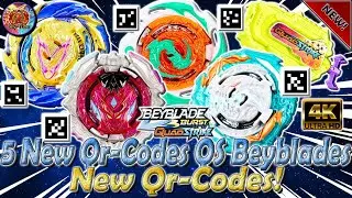 5 NEW Qr-Codes Beyblades Quadstrike | 5 Новых Quadstrike Qr-Кодов БЕЙБЛЕЙДОВ - Beyblade Burst APP