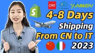 SUPER FAST 4-8 Day Shipping From China To Italy | Shopify Dropshipping Logistics To Italy 2023