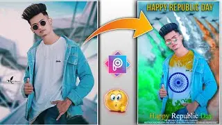 Republic Day photo editing 2021 || picsart 26 January photo editing tutorial || Razz suman...