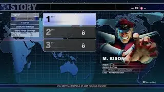 Street Fighter V - M.Bison Story Mode (4K Ultra HD)