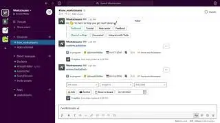 Integrating a webhook on Slack | Workstreams.ai Integrations short demo