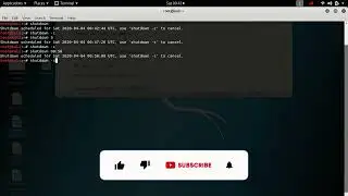 Shutdown Command in Kali Linux|shutdown in terminal commands|Basic Linux Commands|quit |exit in kali