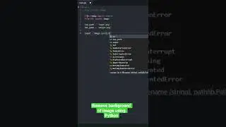 Easiest way to remove background of images using Python 