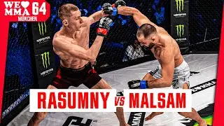 RÜCKEN GESCHNAPPT und ABGEKLOPFT! Andreas Rasumny vs Ruslan Malsam | WLMMA 64