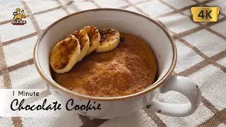 MAKE HEALTHY Banana Mug Cake in just 1 minute in the MICROWAVE!