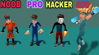 NOOB VS PRO VS HACKER VS GOD in Slap King|PLAYGAME24DIA