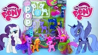 My Little Pony Pop Princess Luna and Rarity Deluxe Styling Kit MLP toys