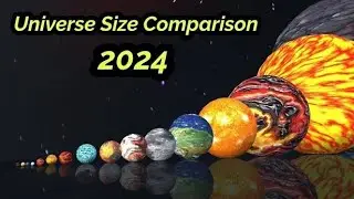 Universe size comparison 2024 | Solar system size comparison | space