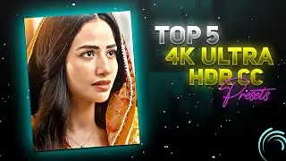 TOP 5 SHARPEN HDR CC PRESETS 🔥 ALIGHT MOTION 4K CC XML 😱 TOP 5 CC PRESETS PACK