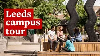 Campus tour of the University of Leeds with audio description