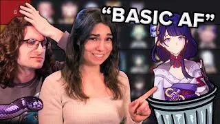 💀Girlfriend ROASTS All Genshin Impact Characters in a Tier List