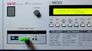 Akai S900 real time filter cut-off with the mod wheel | It's quite possible