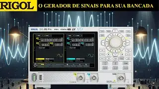 DG852 PRO - O Gerador de Ondas Arbitrárias de RIGOL - A qualidade do sinal gerado é surpreendente.