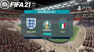 FIFA 21 PS5 | England Vs Italy  | EURO 2020 | Final |  11 July 2021