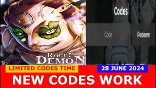 *NEW CODES* Rogue Demon ROBLOX | LIMITED CODES TIME | JUNE 28, 2024