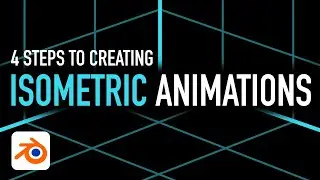 4 steps to creating isometric animations | Blender tutorial 🇬🇧