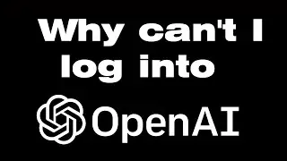 Why can't I log into Openai? it keep saying "log in with your openai account to continue"