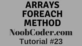 How to iterate through an array using the Array forEach Method