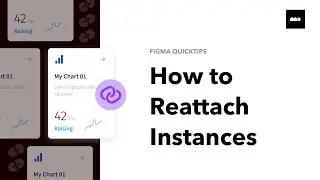 HOW TO REATTACH INSTANCES TO COMPONENTES ON FIGMA #tutorial #quicktips