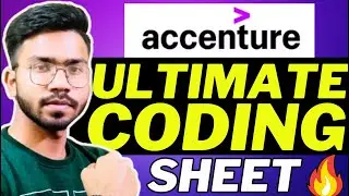 Accenture Coding Questions Sheet🔥 | Accenture Coding Assessment Questions