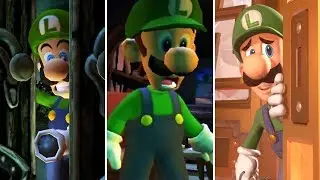 Evolution of - Intros in Luigis Mansion Games