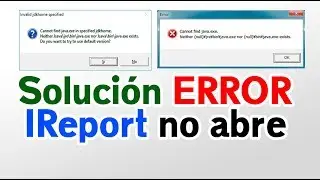 Soucion error iReport no abre | iReport se cierra solo | iReport 5.6.0