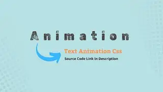 3D Text Animation Effects Using HTML and CSS Code | Text Animation CSS