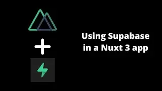 Using  Supabase in Nuxt 3