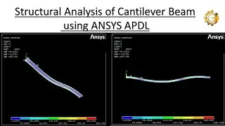 Structural Analysis of Cantilever Beam using ANSYS APDL.