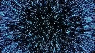 blue particle zoom effect - Download Stock Footage